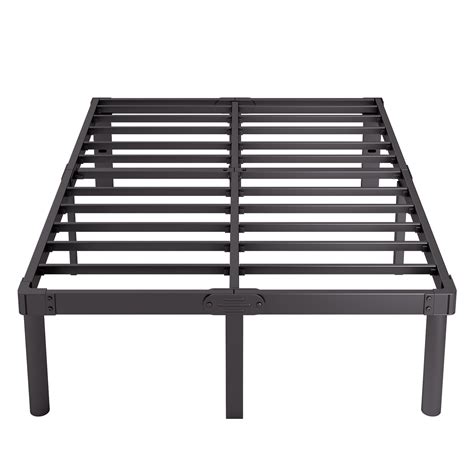 FDLOGW King Bed Frame, 16 Inch Metal Platform King Size Bed Frames with Round-Corner Leg, Heavy ...