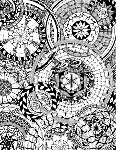 Circle Zentangle Original Art by TiffanyTangles on Etsy