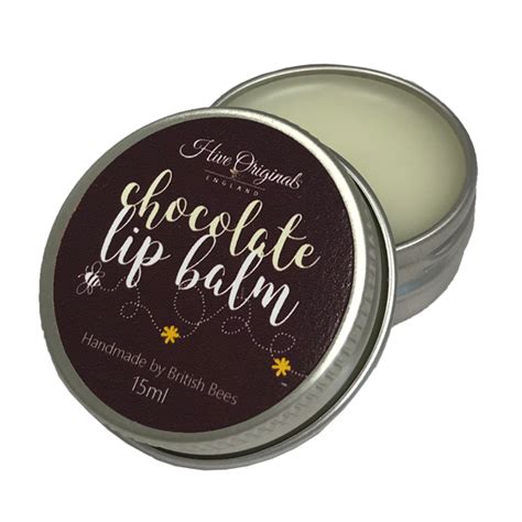 Chocolate Flavoured Lip Balm. 100% natural and made with Beeswax