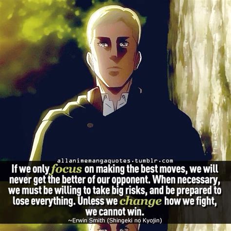 Attack on Titan Quote | Manga quotes, Anime quotes inspirational, Anime quotes