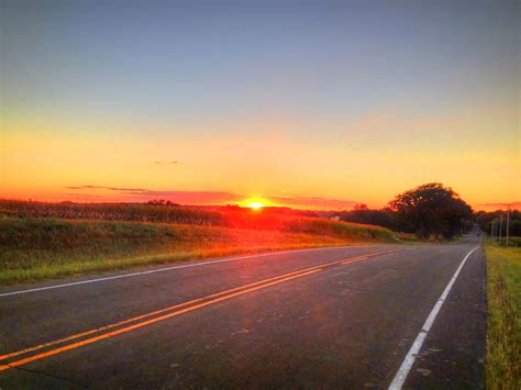 Country Road Sunset