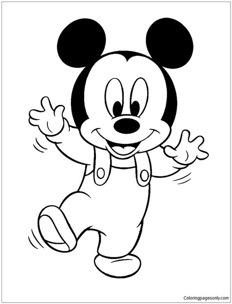 Baby Disney Coloring Page - Free Printable Coloring Pages