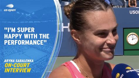 Aryna Sabalenka On-Court Interview | 2023 US Open Round 3 - TennisGusto