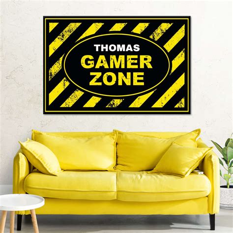 Personalized Gamer Zone Wall Art: Canvas Prints, Art Prints & Framed Canvas