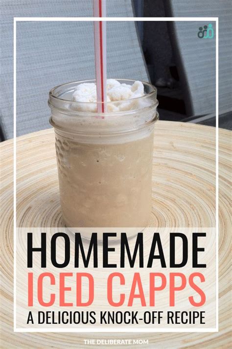 Homemade Iced Capps - Tim Hortons' Copycat Recipe | Cappuccino recipe, Iced drinks recipes, Iced ...