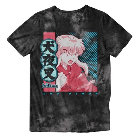 Inuyasha Demon Dog Demon Tie Dye Unisex Cotton T-Shirt