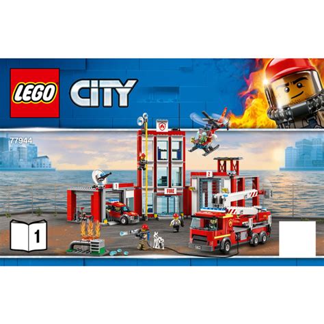 LEGO Fire Station Headquarters Set 77944 Instructions | Brick Owl ...