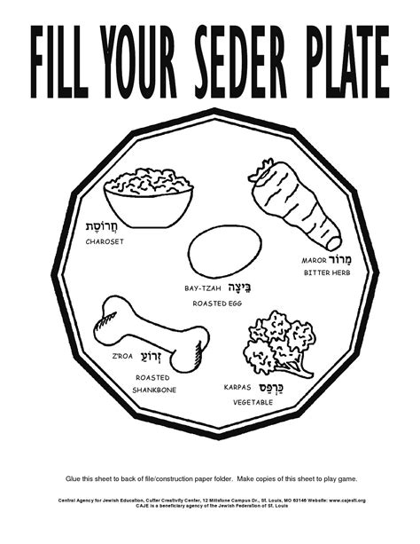 Seder Plate Drawing at GetDrawings | Free download