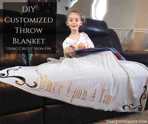 DIY Customised Throw Blanket ⋆ The Quiet Grove