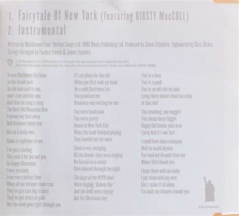 Fairytale of New York (2005 CD single) - Kirsty MacColl