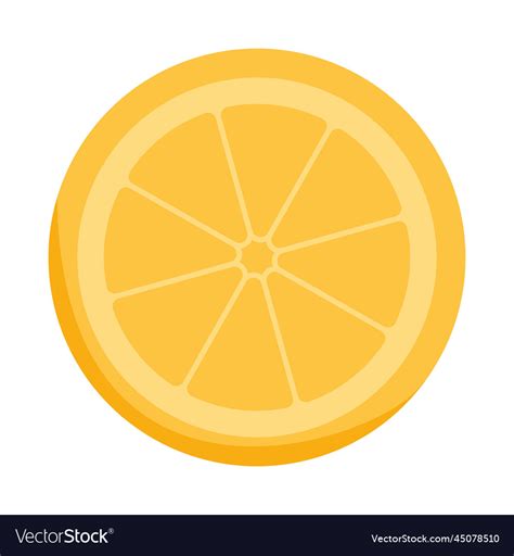 Half orange icon Royalty Free Vector Image - VectorStock