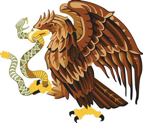 Mexican Flag Eagle Png Aguila De Mexico Vector Png Im - vrogue.co
