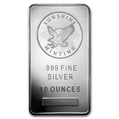 10 oz. Silver Bar (New) - First National Bullion