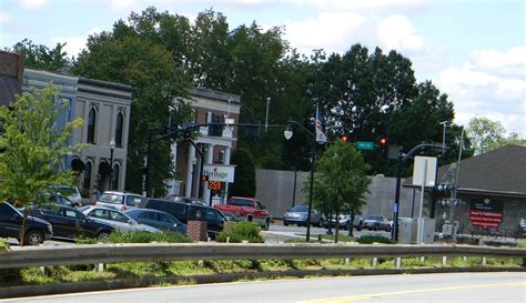 Jonesboro GA Main Street. Photo taken Aug 2013. ~ my hometown ~ Today downtown has law offices ...