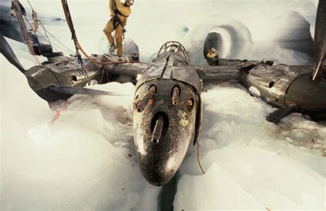 Rare Pictures Of P-38 Glacier Girl Excavated From Under 250 Feet Of Ice ...