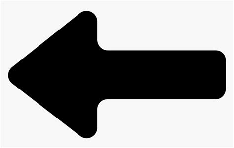 Directional Left Arrow Symbol - Left Arrow Symbol Png, Transparent Png - kindpng