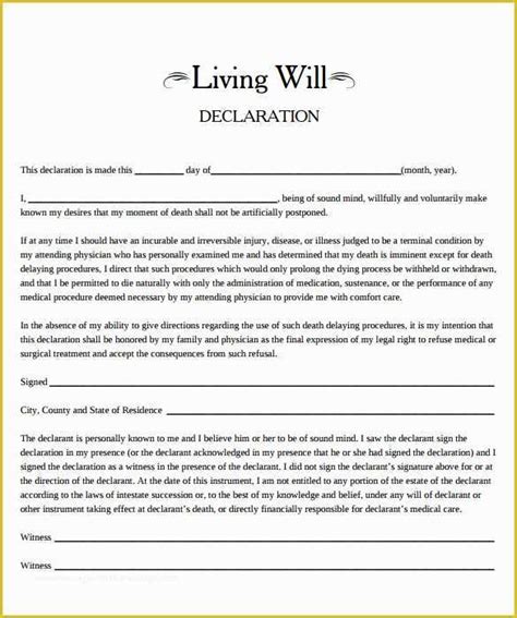 Will Template Uk Free Download Of Last Will and Testament Template form Massachusetts T ...