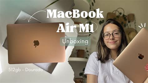 Unboxing MacBook Air - Dourado || Giulia Della - YouTube