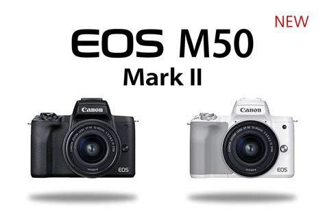 Canon EOS M50 Mark II EF-M De Pulgadas (15-45mm) Es STM Kit Negro ...