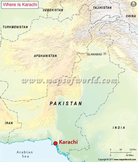 Where is Karachi | Karachi Map