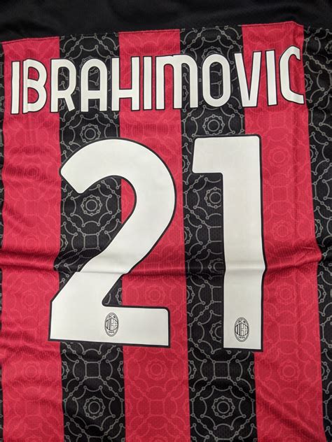 Zlatan ibrahimovic AC Milan Home Local Football Soccer Jersey | Etsy