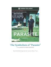 The Symbolism of Parasite.pdf - The Symbolism of "Parasite" A 2019 ...