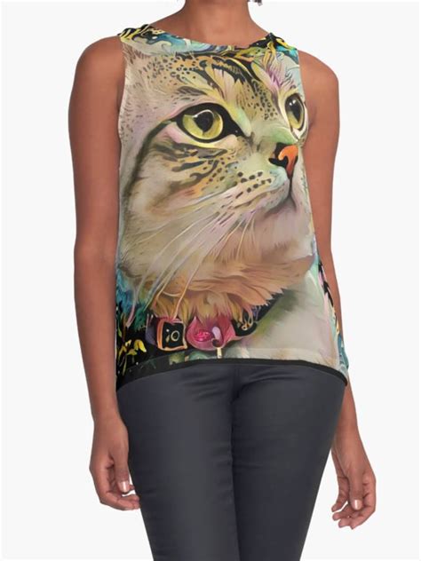 Cat Tops for Women Cat Lady Shirt Psychedelic Clothing - Etsy