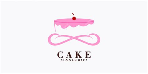 Premium Vector | Cake logo design vector with creative concept for your cake shop