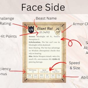 Moon Druid Wild Shapes Cards Dnd 5e Wild Shape 93 Beast Transformations ...