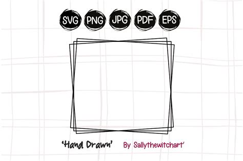 Square Frame Svg, Square Svg, Frame Svg, Frame Clipart Png, Frame ...