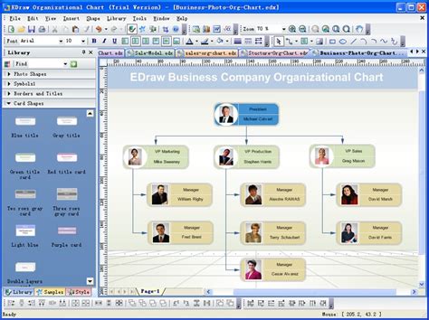 Edraw Organizational Chart 8 review and download