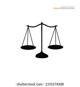 Scales Justice Gavelcourt Hammervector Illustration Stock Vector ...