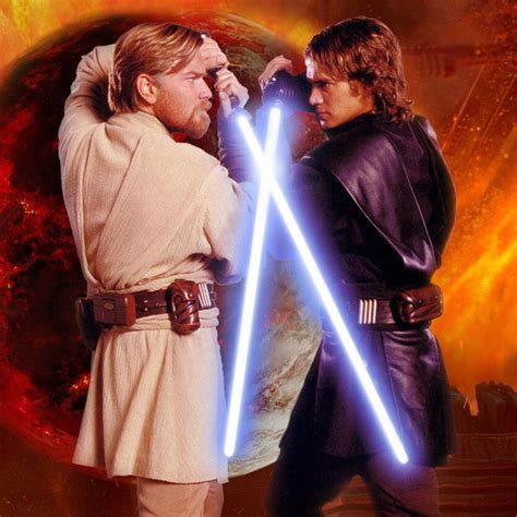 Obi-Wan Kenobi Vs Anakin Skywalker IPad Wallpaper | Star wars obi wan ...