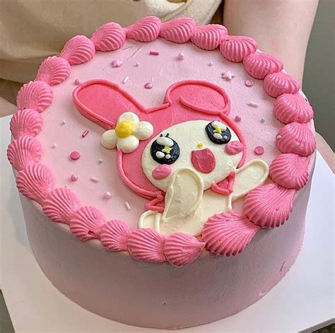 My melody cake | Радужные угощения, Тематические торты, Торт hello kitty