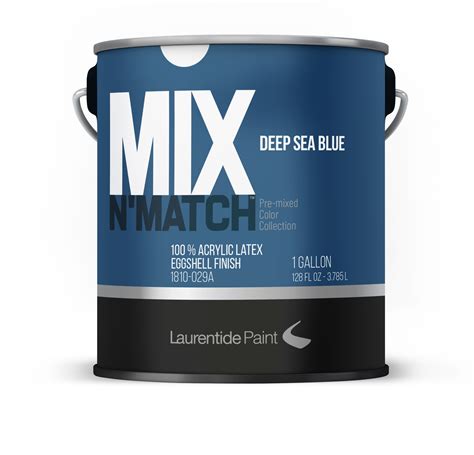 Deep Sea Blue - MIX N’ MATCH Color Collection by Laurentide Paint