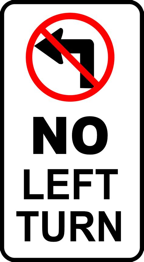 Download No Left Turn, Left Turn Forbidden, Left. Royalty-Free Vector ...