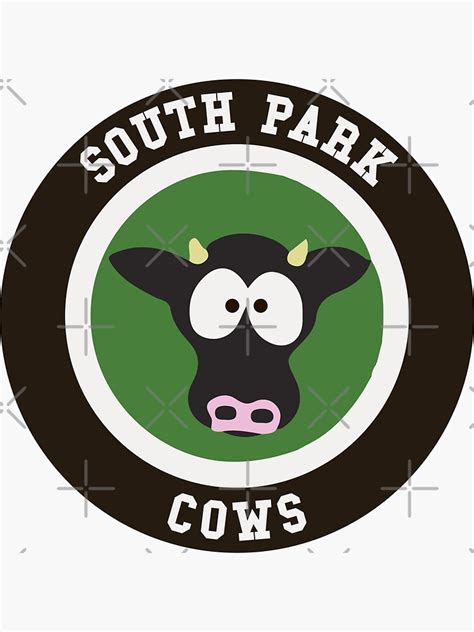 "South Park Cows" Sticker for Sale by comicbookdude | Redbubble