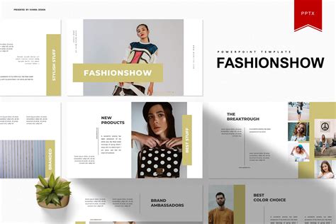 Fashionshow | PowerPoint template #99596 - TemplateMonster