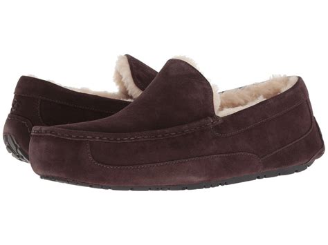 UGG Ascot (Espresso) Men’s Slippers - Slippers.com - Shop Comfy