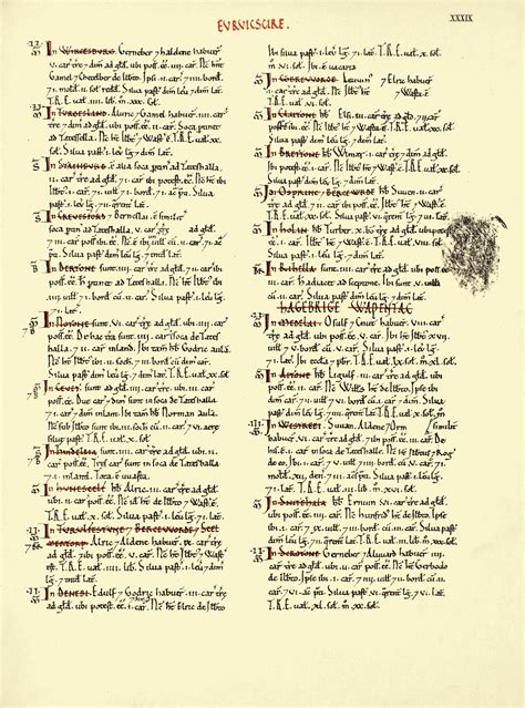 Original folio of Yorkshire, page 39 in Domesday Book | Domesday Book