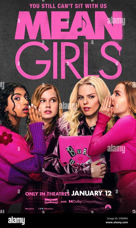 Mean Girls 2024 poster Avantika, Angourie Rice & Renee Rapp Stock Photo - Alamy