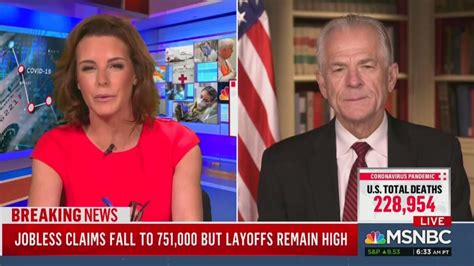 MSNBC's Stephanie Ruhle Asks Peter Navarro About Trump Taxes