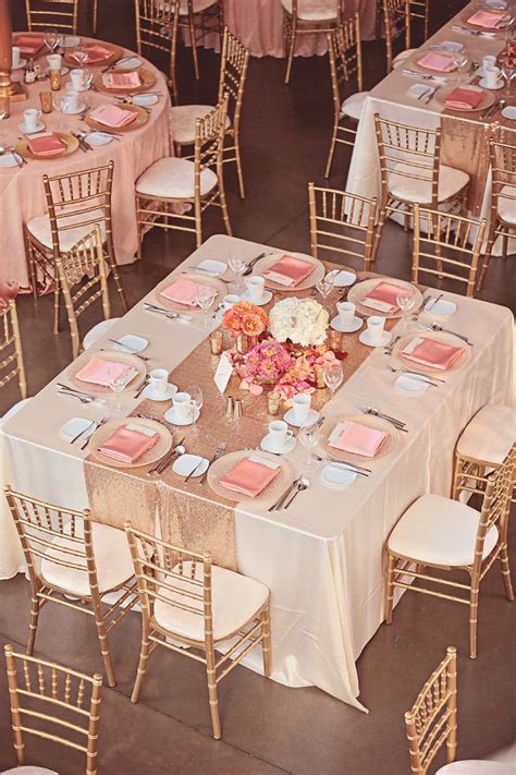 Wedding Ideas By Colour: Rose Gold Wedding Theme - Décor and Details | CHWV | Gold wedding theme ...