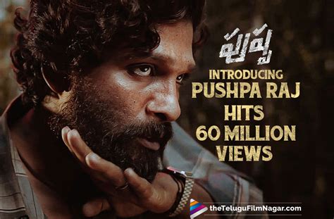 Allu Arjun's Introducing Pushpa Raj Video Becomes Fastest To 60 Million ...