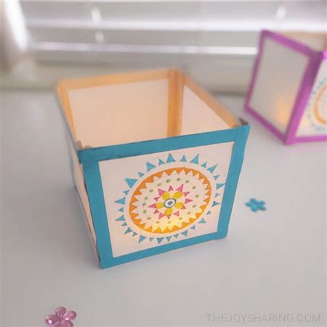 How To Make Paper Lantern Craft - The Joy of Sharing