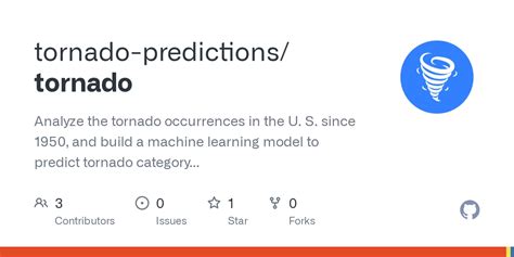 GitHub - tornado-predictions/tornado: Analyze the tornado occurrences in the U. S. since 1950 ...