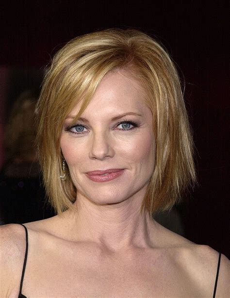 Marg Helgenberger arrives at the 53rd Annual Primetime Emmy Awards. at the Shubert Theater in ...