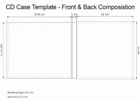 Free Cd Jewel Case Template For Word