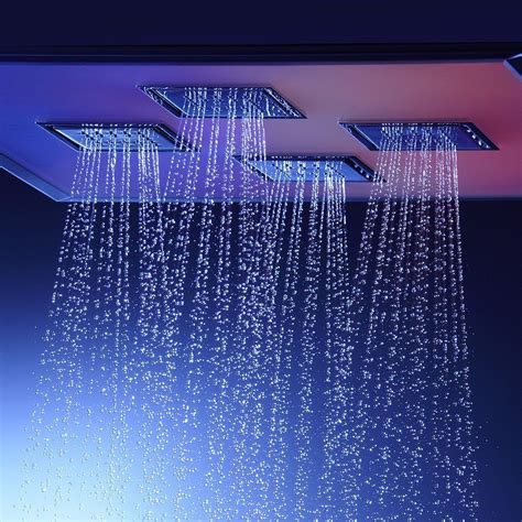 WaterTile Ambient Rain Overhead Shower Panel #Ambient, #Design, #Modern, #Panel, #Shower Shower ...
