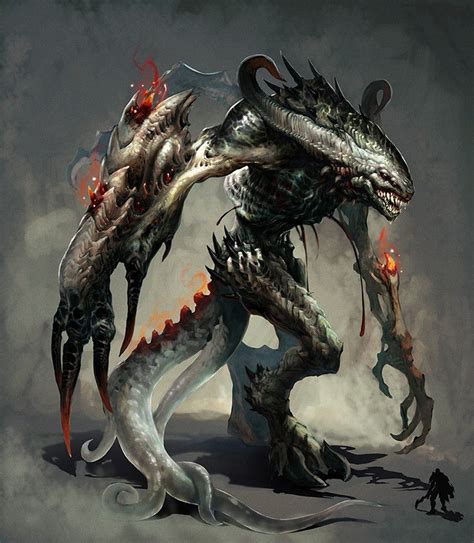 AION_MONSTER, Ji Bae Park | Monster concept art, Fantasy monster, Creature concept art